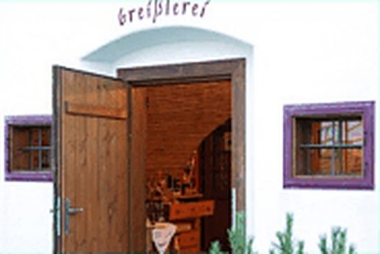 Eingang der Greißlerei in der Brandluckner Huab'n